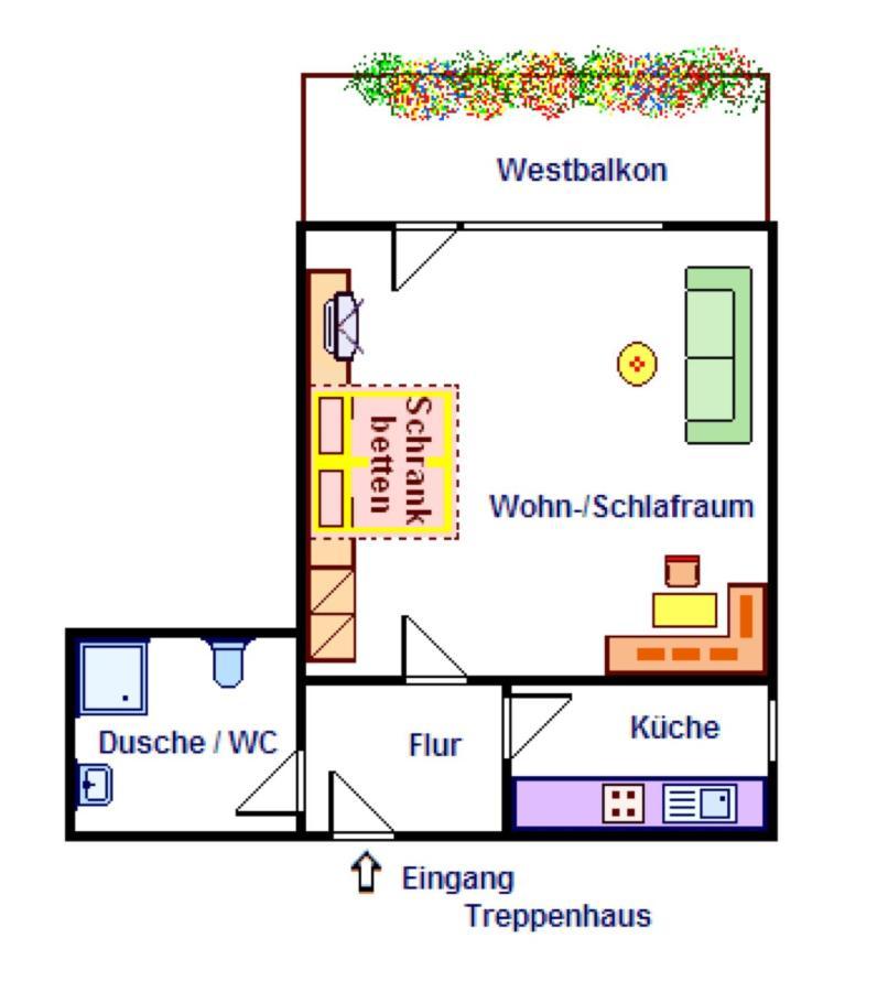 Aschaubichl - Wohnung Enzian Grainau Eksteriør bilde